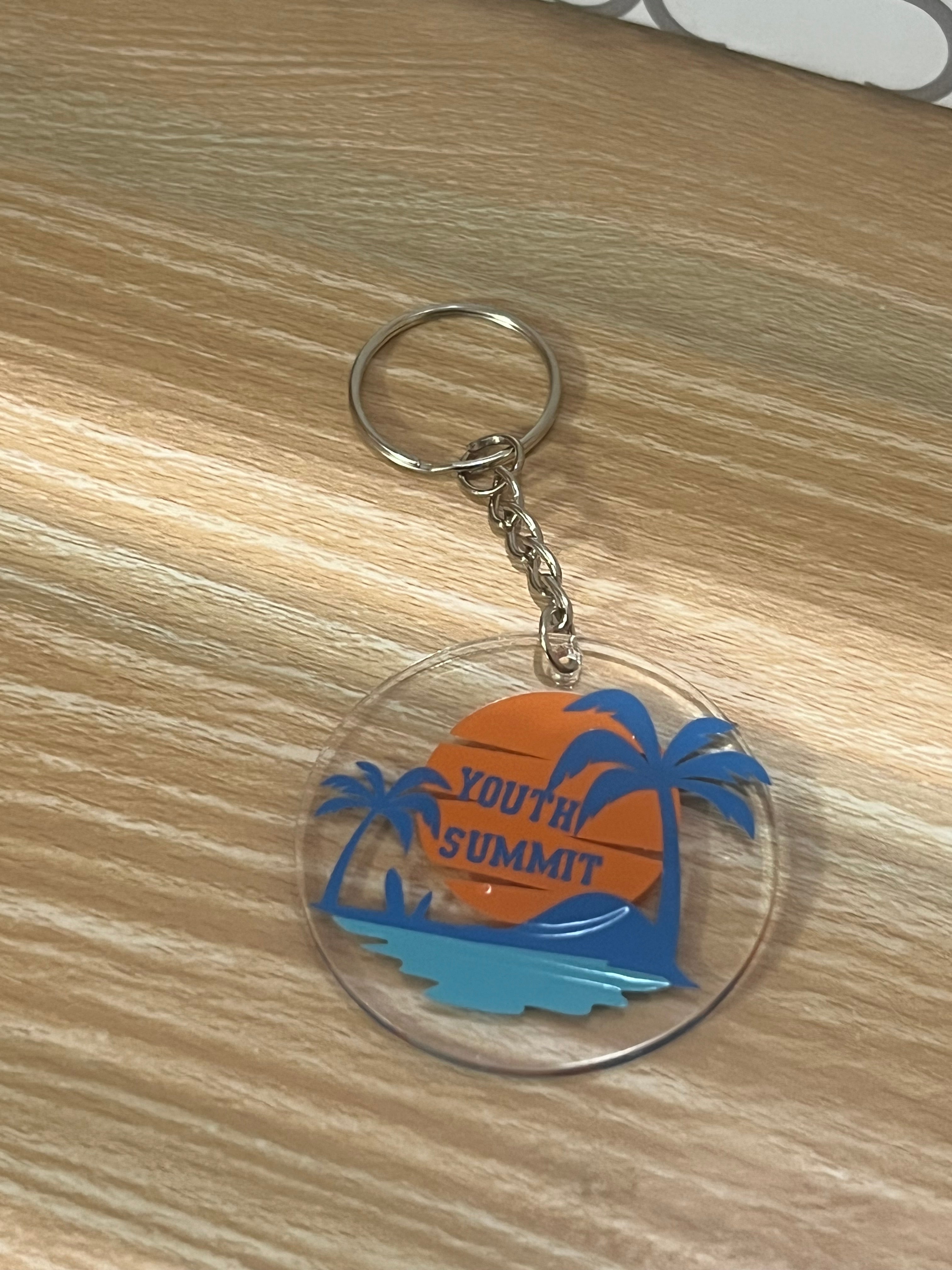 Personalized Cheerleading Youth Summit Acrylic Keychain – Custom Team Gift, Bag Tag & Cheer Accessory