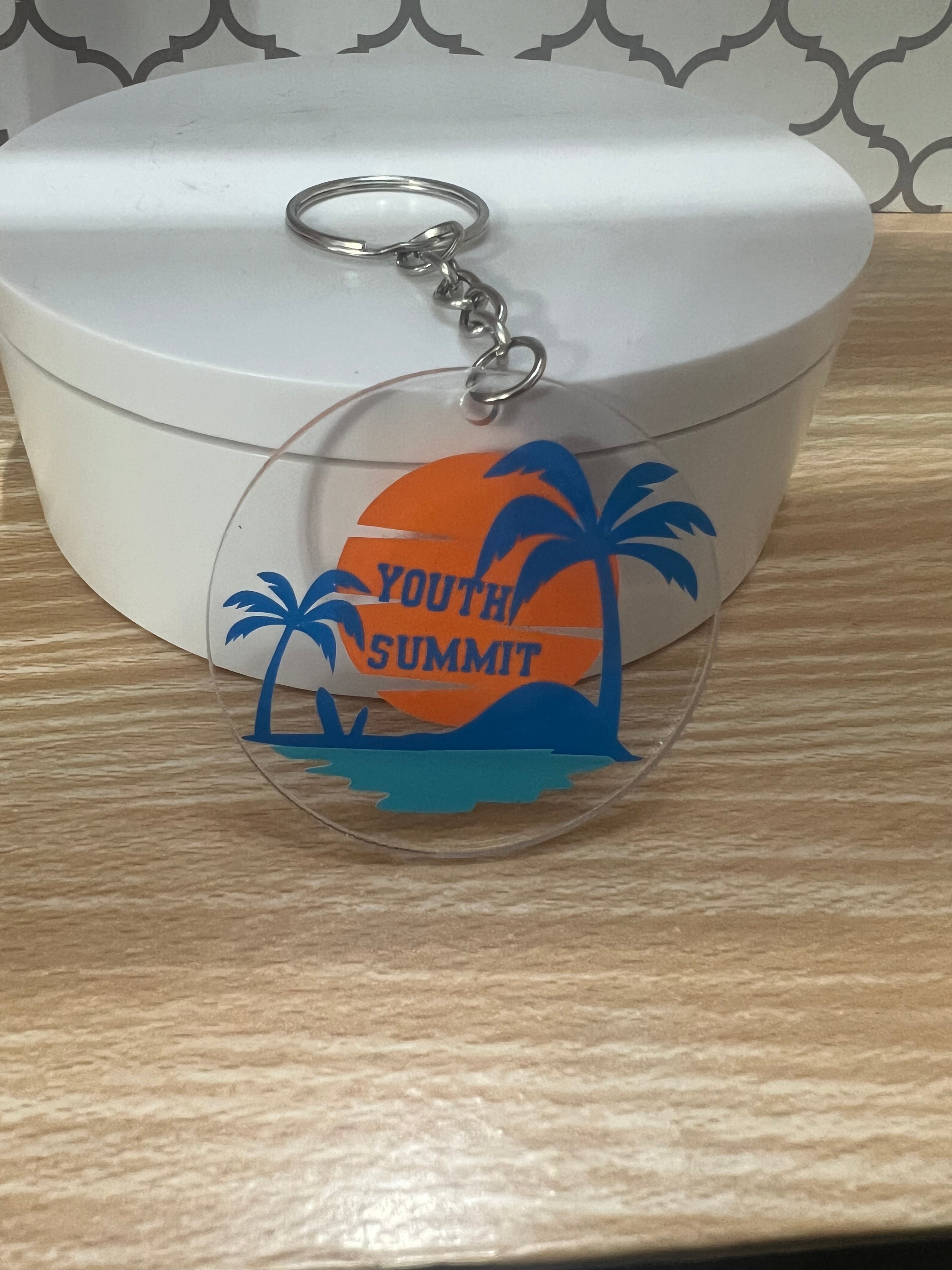 Personalized Cheerleading Youth Summit Acrylic Keychain – Custom Team Gift, Bag Tag & Cheer Accessory