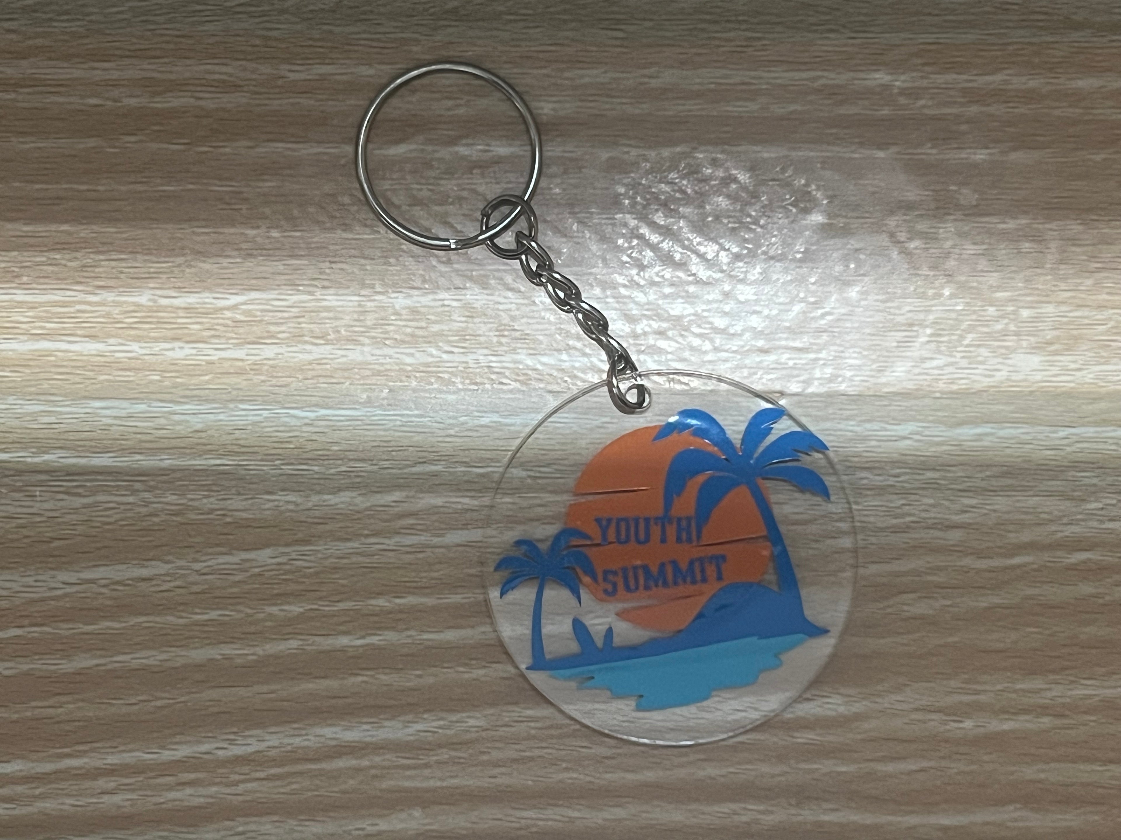 Personalized Cheerleading Youth Summit Acrylic Keychain – Custom Team Gift, Bag Tag & Cheer Accessory