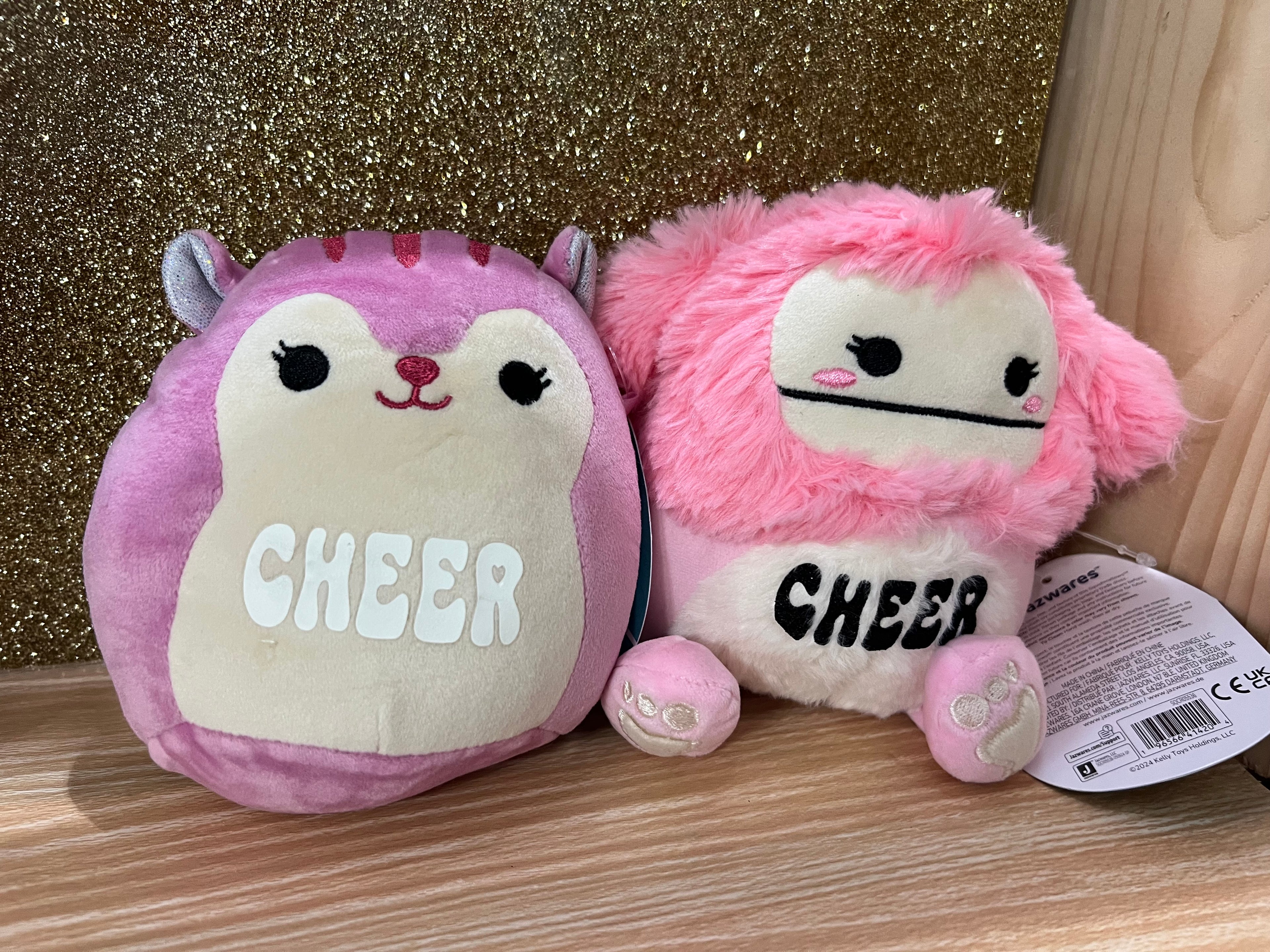 Cheer Squishmallow Plush – Cute Cheerleader Gift & Team Spirit Plush Toy