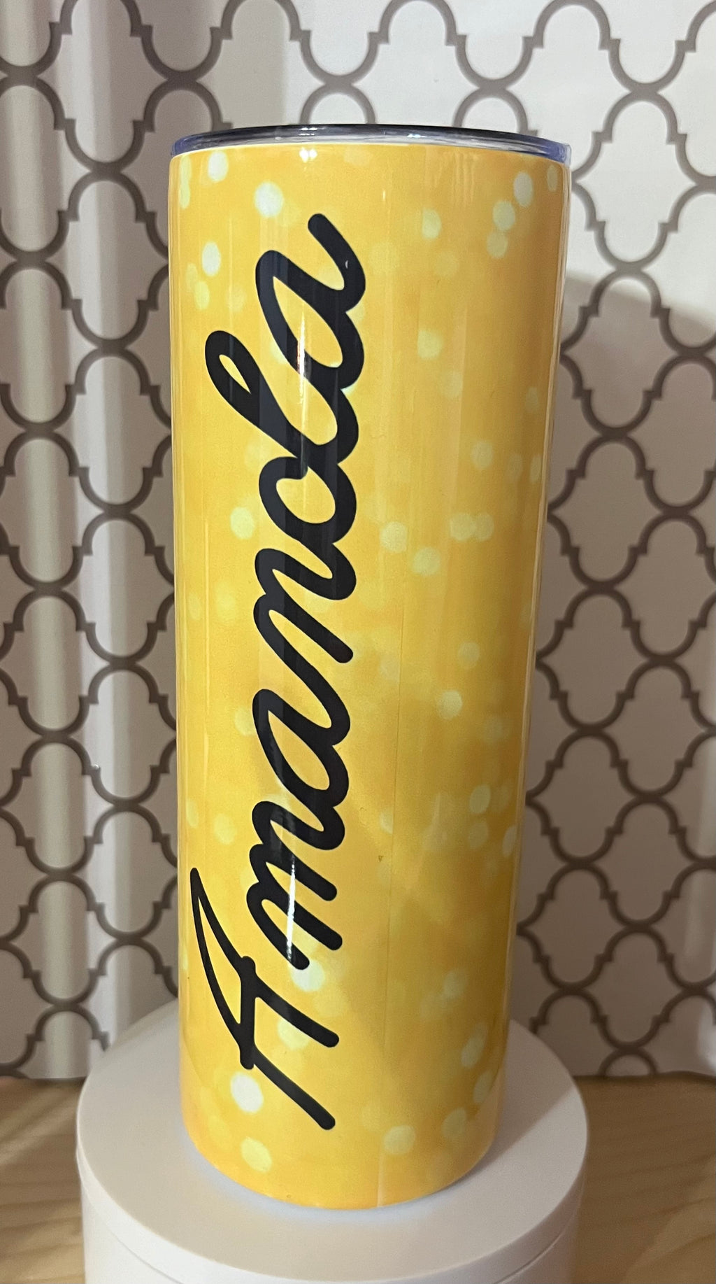 Personalized Bus Driver Tumbler – “They See Me Rollin’” Funny Bus Driver Gift with Name – 20oz Skinny Tumbler
