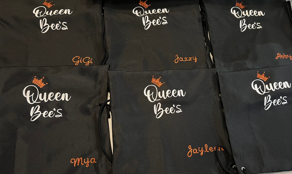 Personalized Drawstring Bag | Custom Polyester Cinch Sack | 13.5x17 Gym, Sports & School Bag