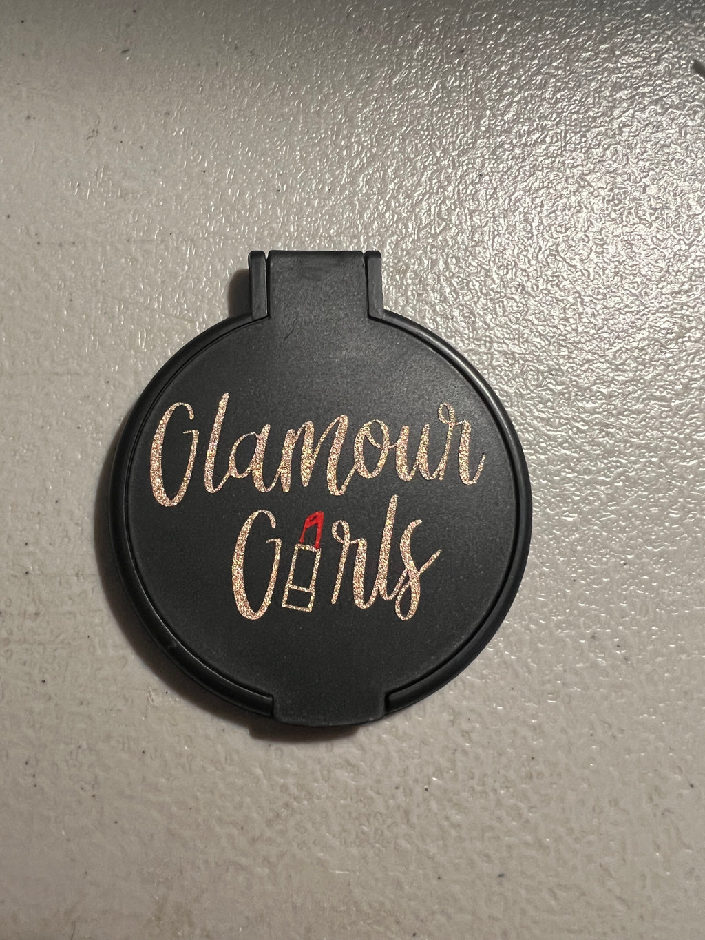 Personalized Mini Folding Mirror – Custom Athlete or Team Name Compact Mirror (2.5")