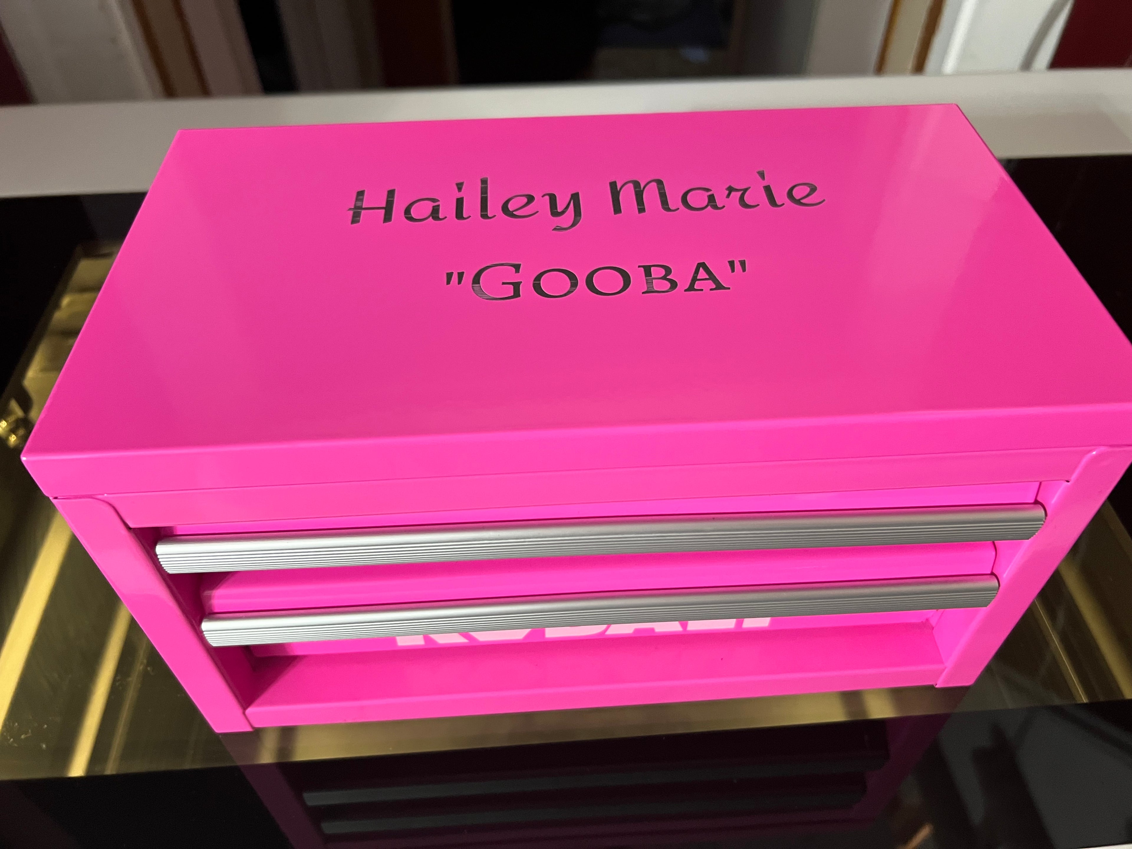 Personalized Engraved Mini Toolbox – 2 Drawer Kobalt Tool Box Organizer