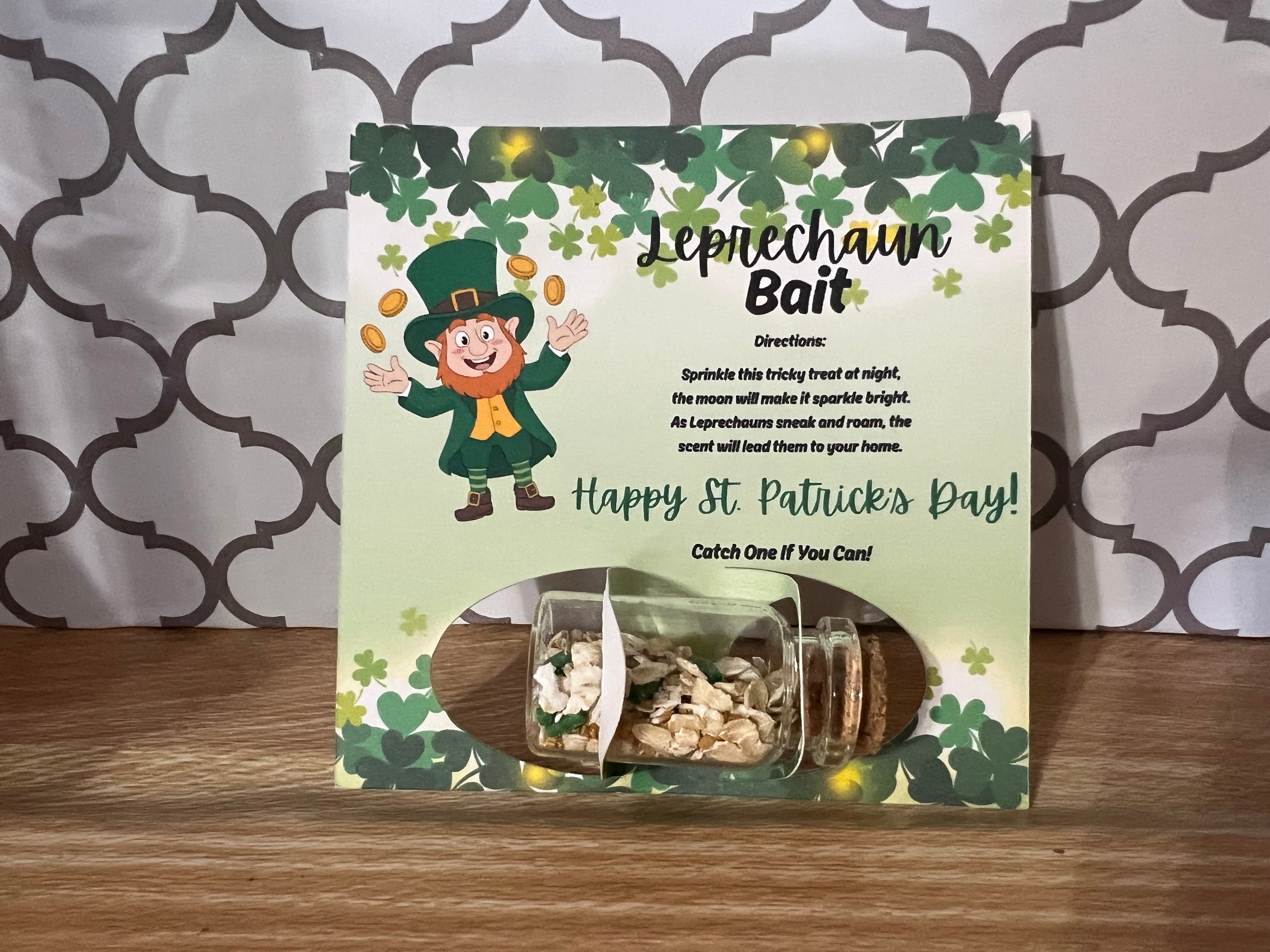 Leprechaun Bait Jar – Magical St. Patrick’s Day Kids Activity (2” Mini Jar)