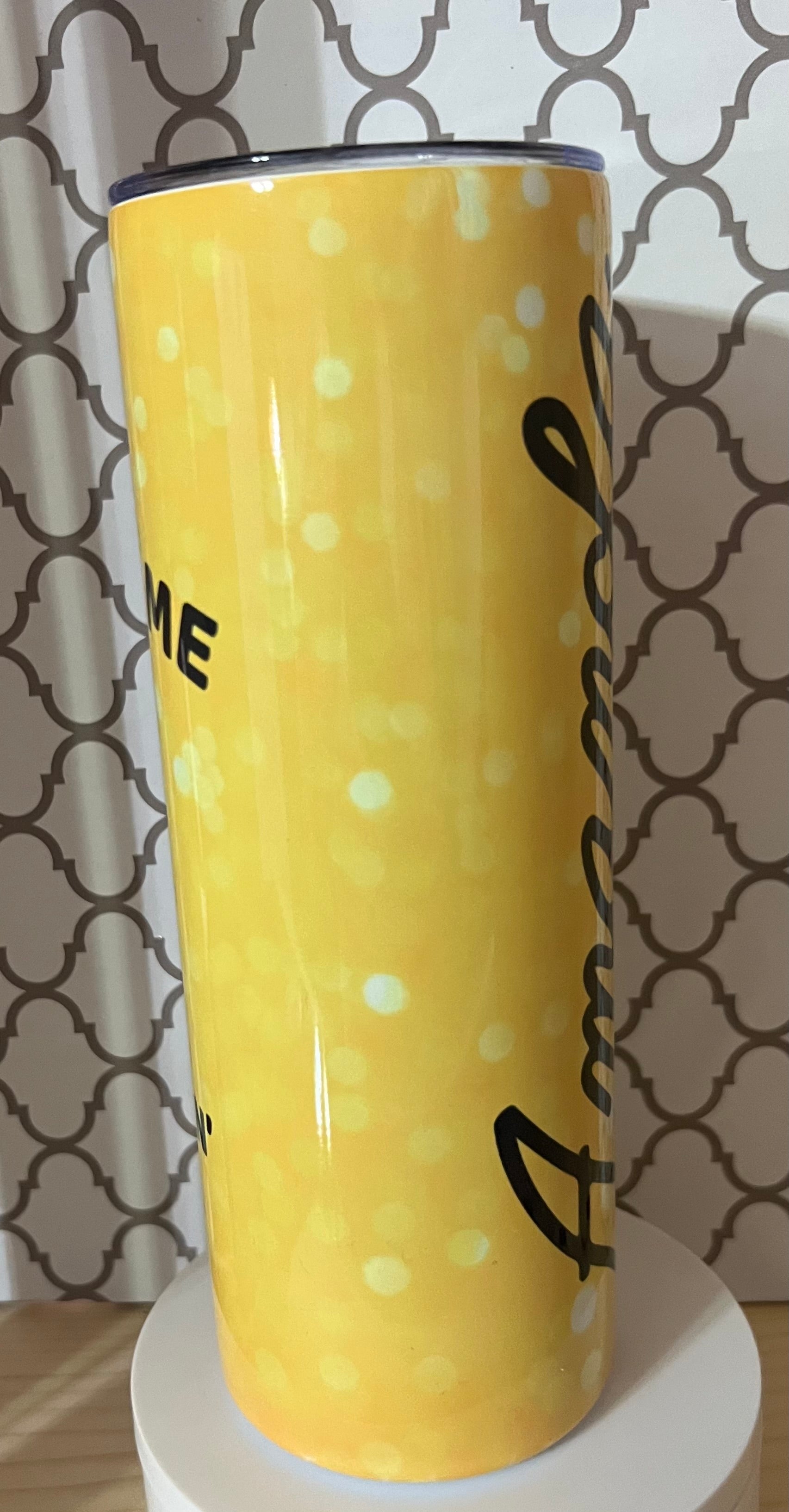 Personalized Bus Driver Tumbler – “They See Me Rollin’” Funny Bus Driver Gift with Name – 20oz Skinny Tumbler