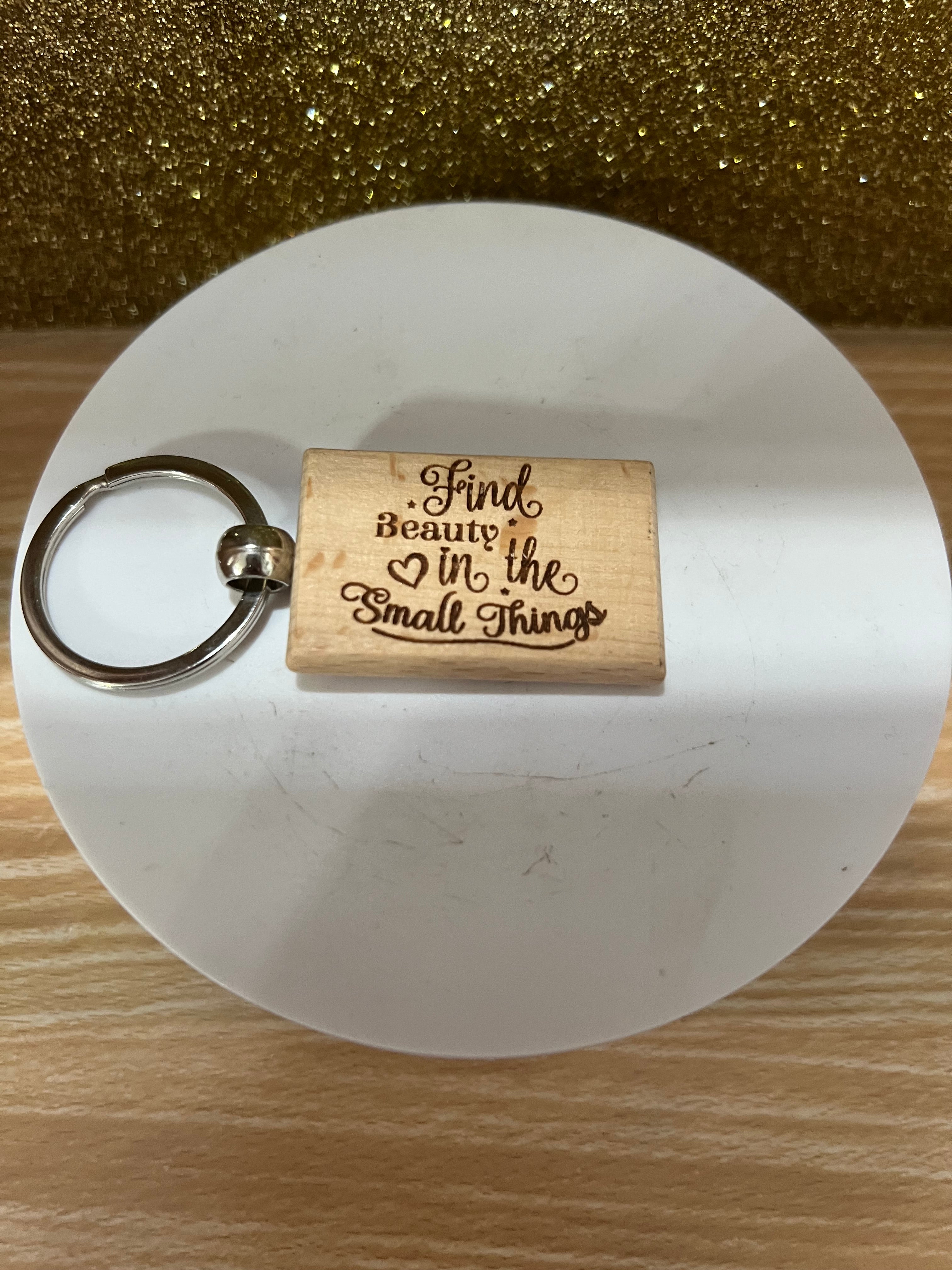 Engraved Wood Keychain – Funny Mom & Dad Keyring – Inspirational & Rustic Gift