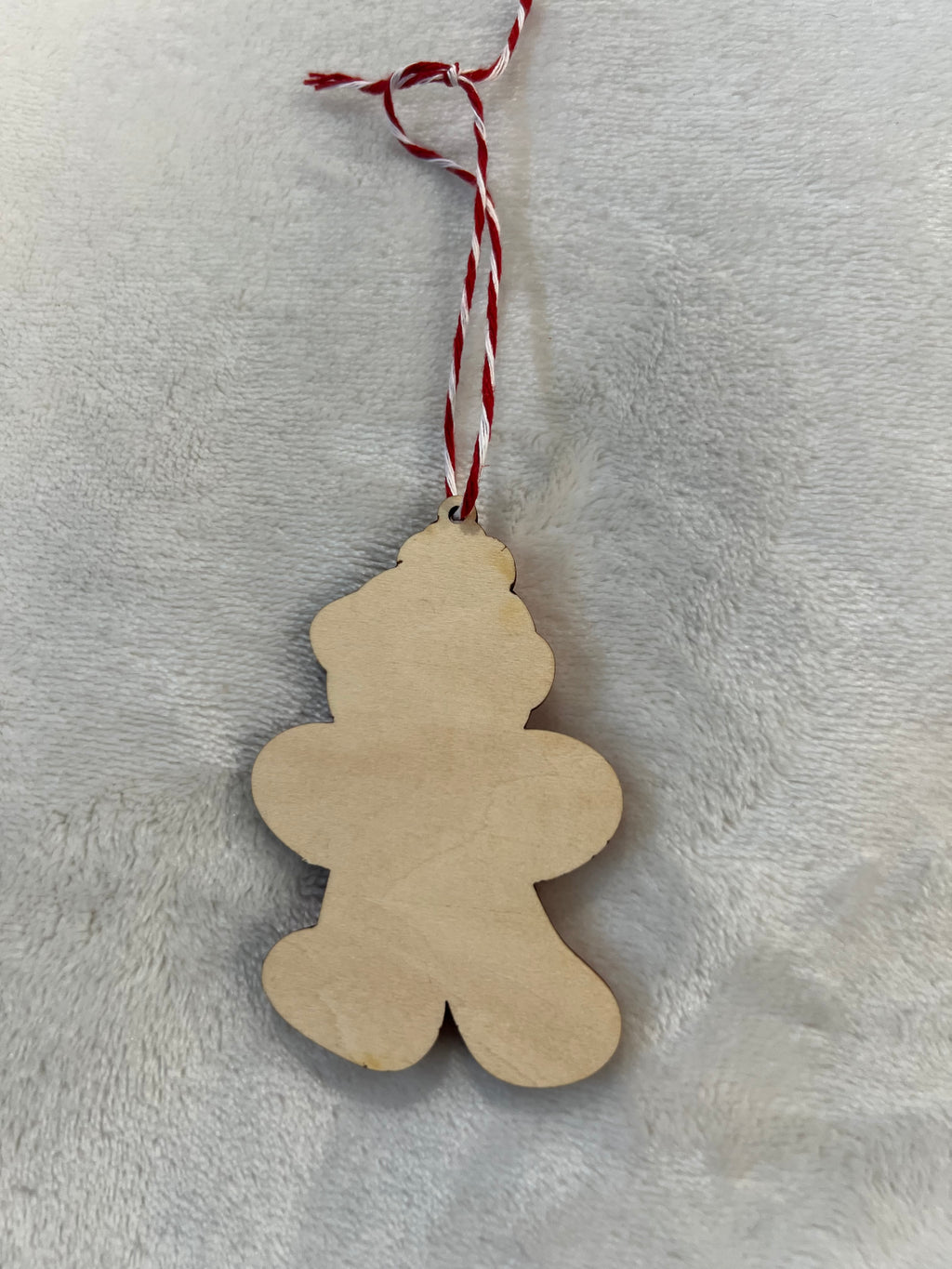 Personalized Gingerbread Ornament – Wood & Acrylic Custom Name Christmas Ornament
