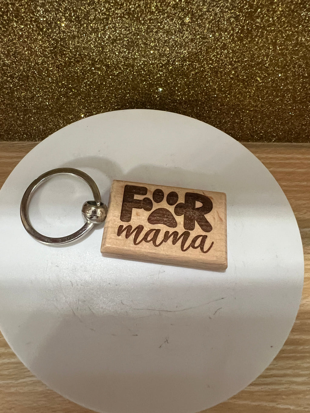Engraved Wood Keychain – Funny Mom & Dad Keyring – Inspirational & Rustic Gift