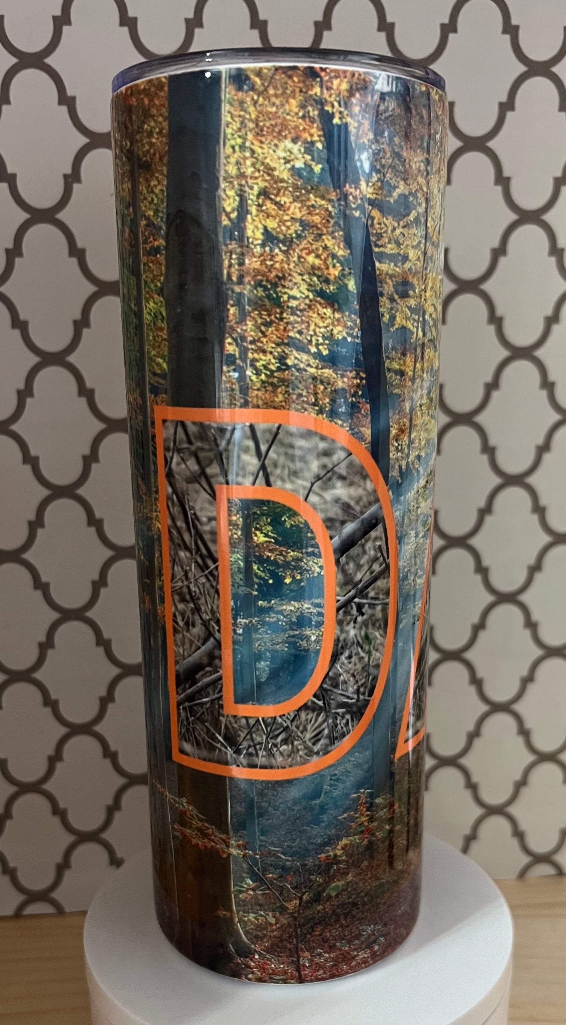 Personalized Dad 20oz Tumbler – Woods, Soldier & American Flag Designs | Man Myth Legend Gift