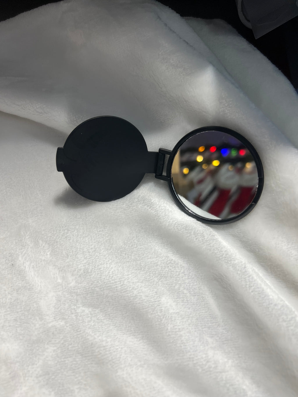 Personalized Mini Folding Mirror – Custom Athlete or Team Name Compact Mirror (2.5")