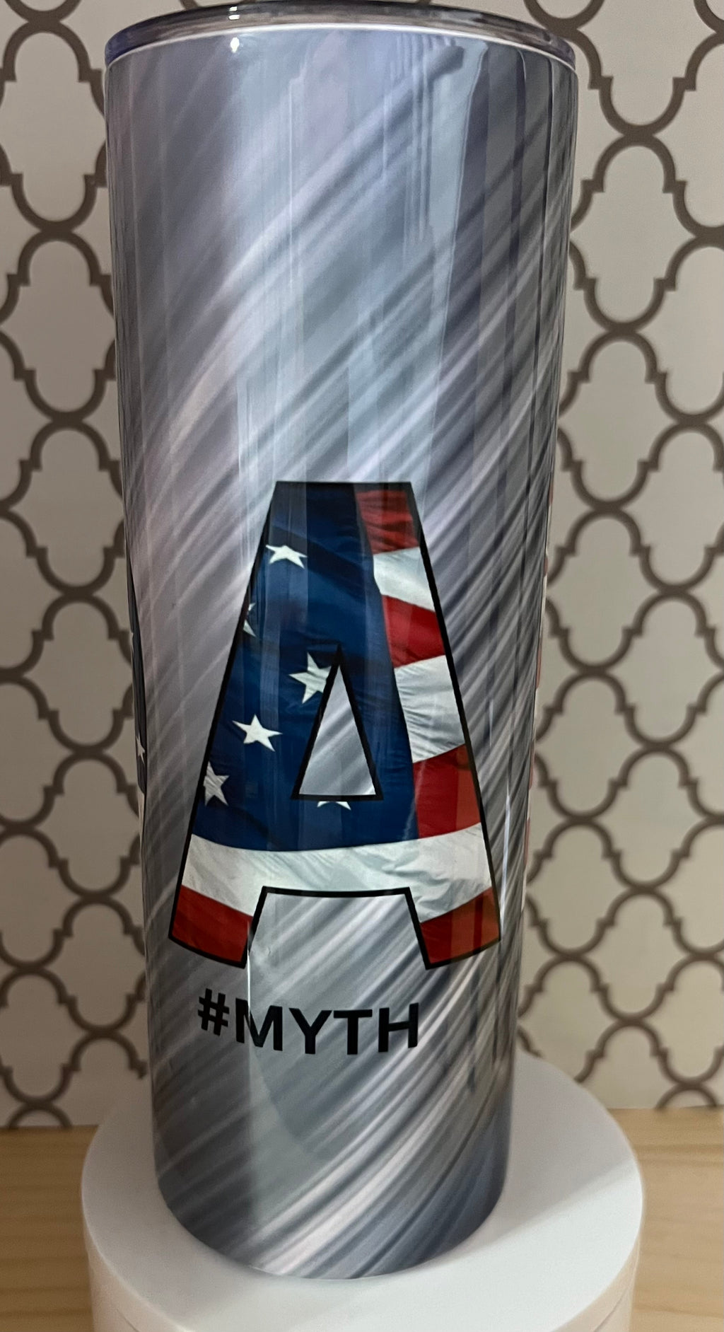 Personalized Dad 20oz Tumbler – Woods, Soldier & American Flag Designs | Man Myth Legend Gift