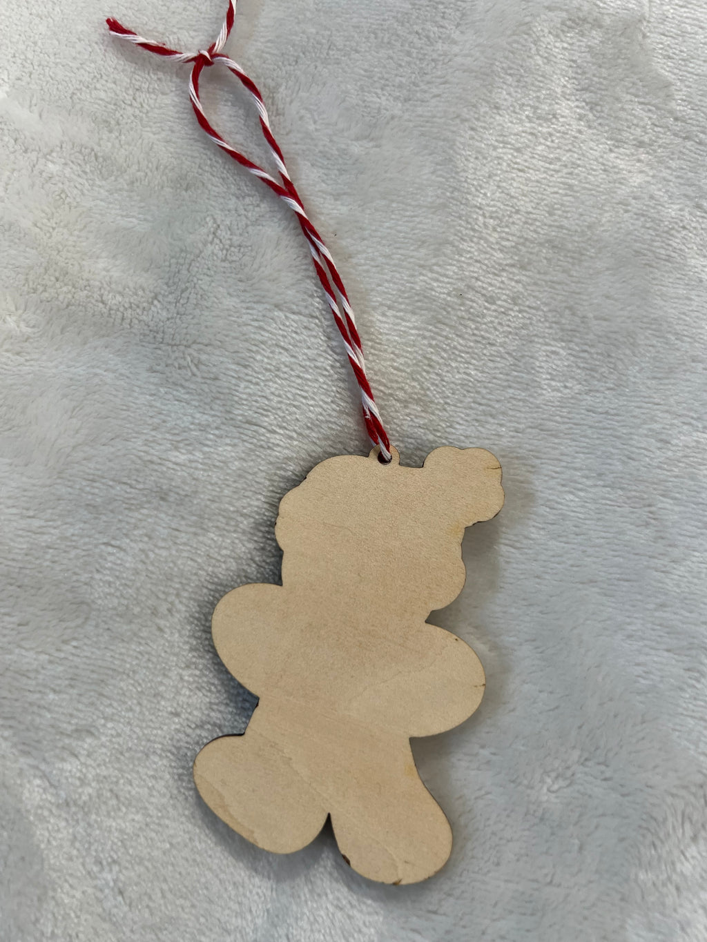 Personalized Gingerbread Ornament – Wood & Acrylic Custom Name Christmas Ornament