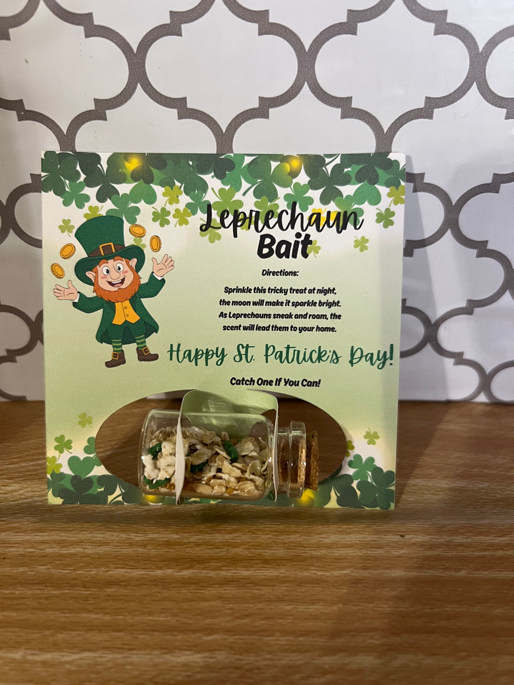 Leprechaun Bait Jar – Magical St. Patrick’s Day Kids Activity (2” Mini Jar)