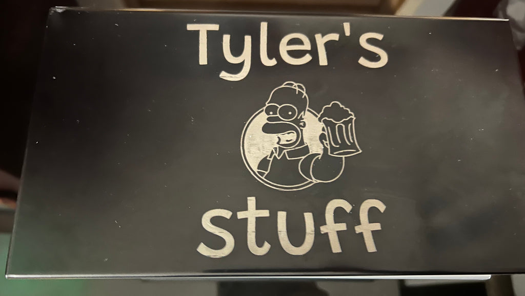 Personalized Engraved Mini Toolbox – 2 Drawer Kobalt Tool Box Organizer
