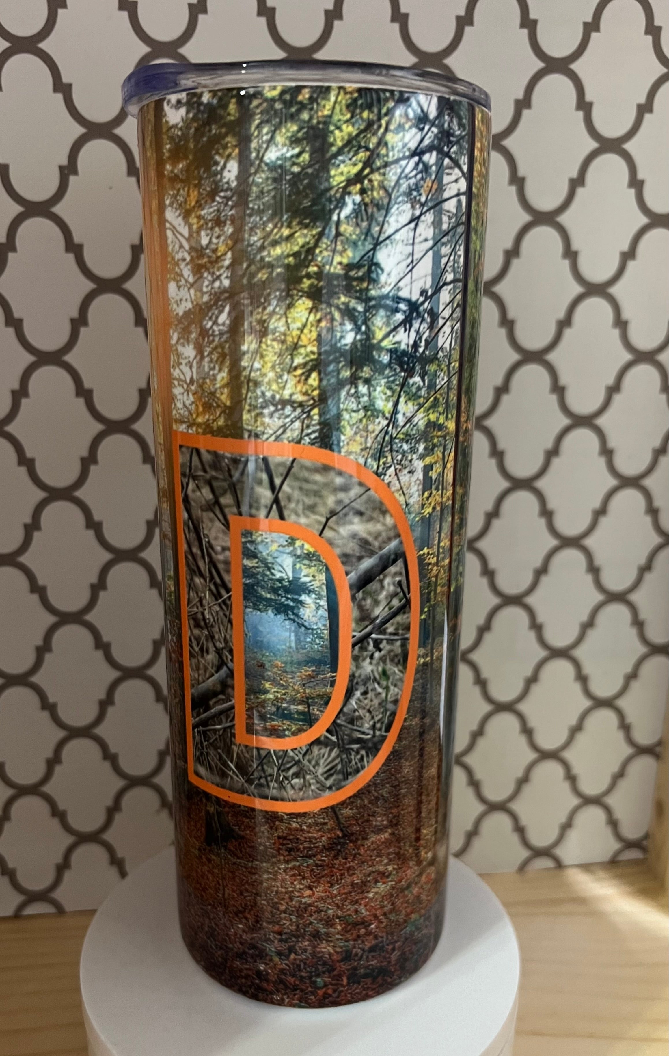 Personalized Dad 20oz Tumbler – Woods, Soldier & American Flag Designs | Man Myth Legend Gift