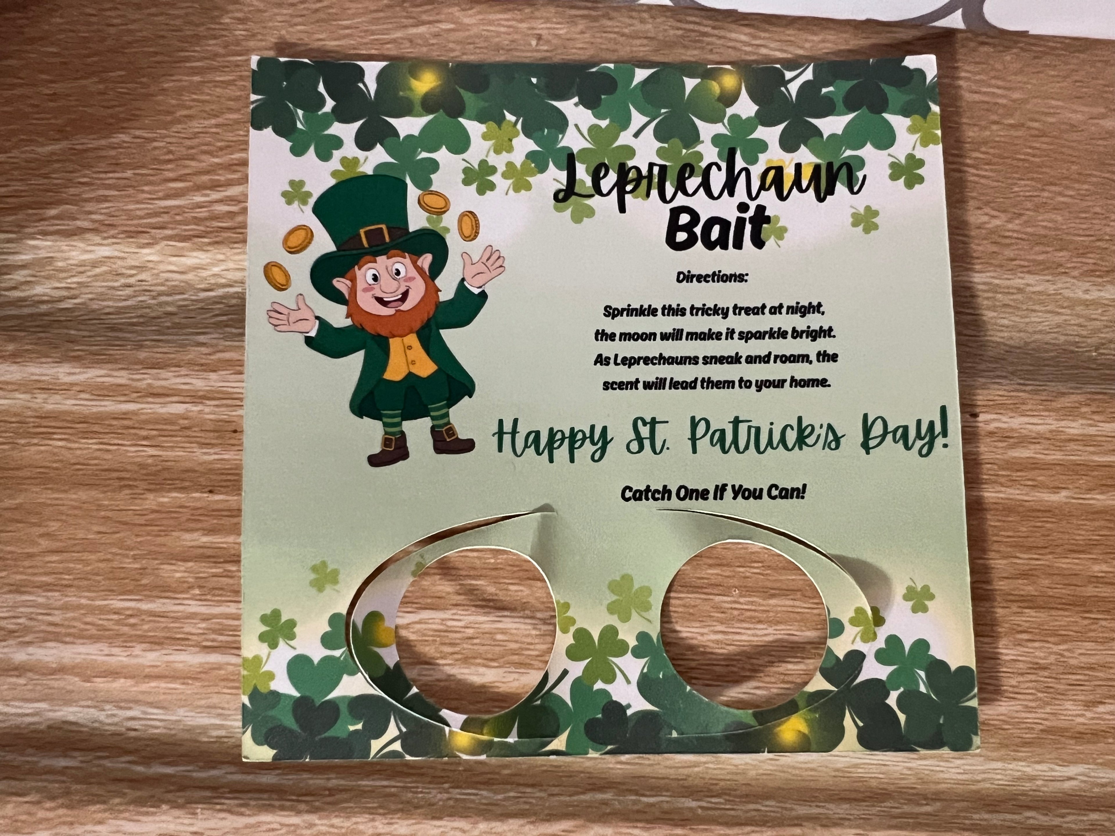 Leprechaun Bait Jar – Magical St. Patrick’s Day Kids Activity (2” Mini Jar)