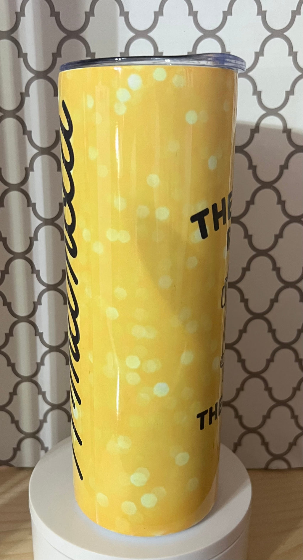Personalized Bus Driver Tumbler – “They See Me Rollin’” Funny Bus Driver Gift with Name – 20oz Skinny Tumbler