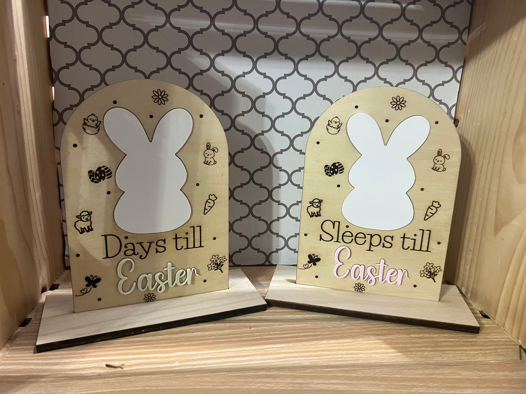 Easter Countdown Dry Erase Board – How Many Days or Sleeps Till Easter