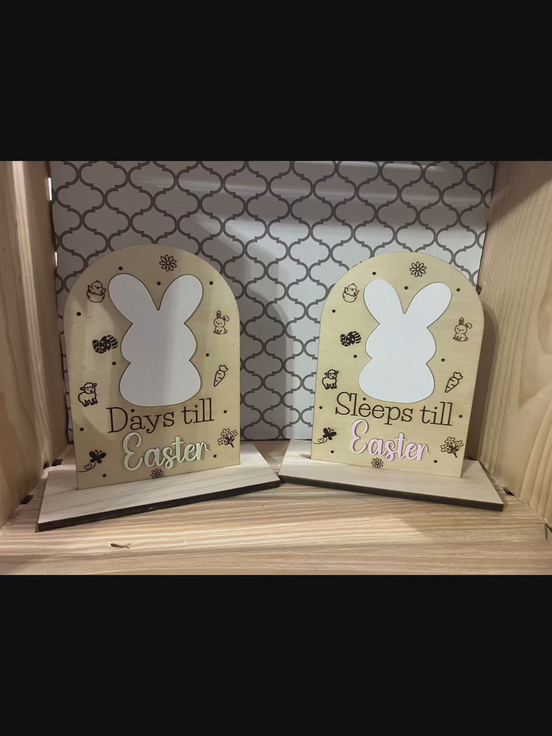 Easter Countdown Dry Erase Board – How Many Days or Sleeps Till Easter
